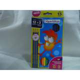 LAPIZ PAPER MATE X 12 COL.+3 NEG.                                               