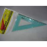 ESCUADRA DOZENT 16 cm 60 MIL/BISEL BL.                                         