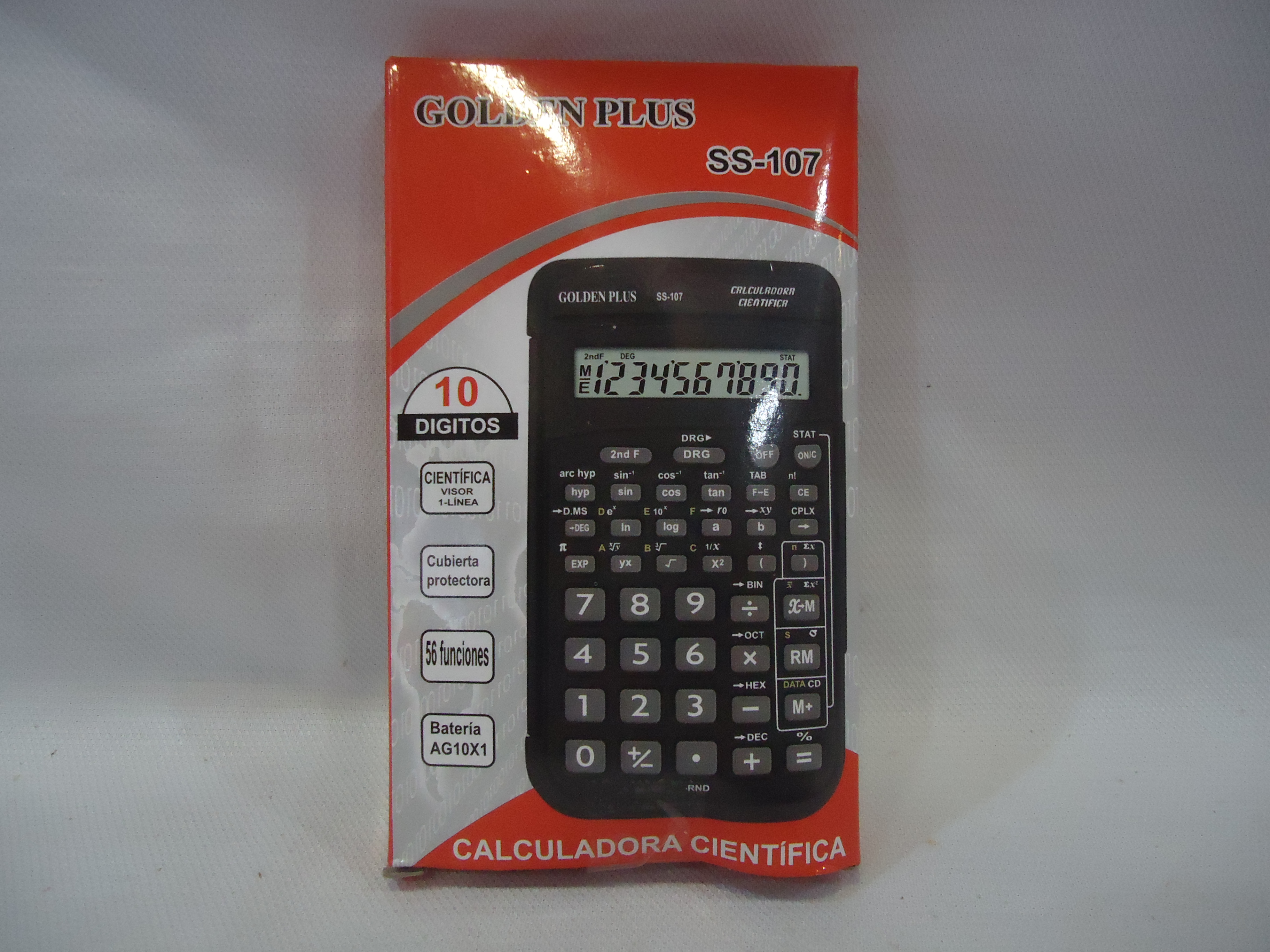 CALCULADORA GOLDENPLUS SS 107 X uni